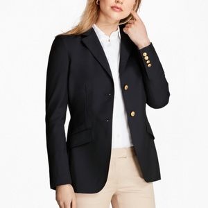 Brooks Brothers Lori Piana Two Button Wool Blazer